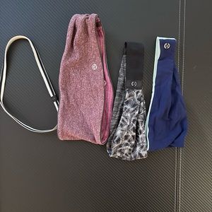 Bundle of lululemon headbands